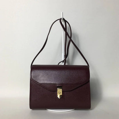 Christian dior vintage bordeoux handbag