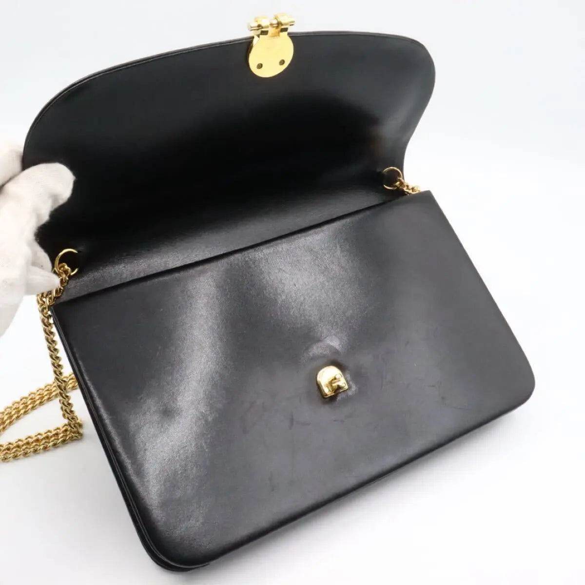 Christian dior vintage box calf