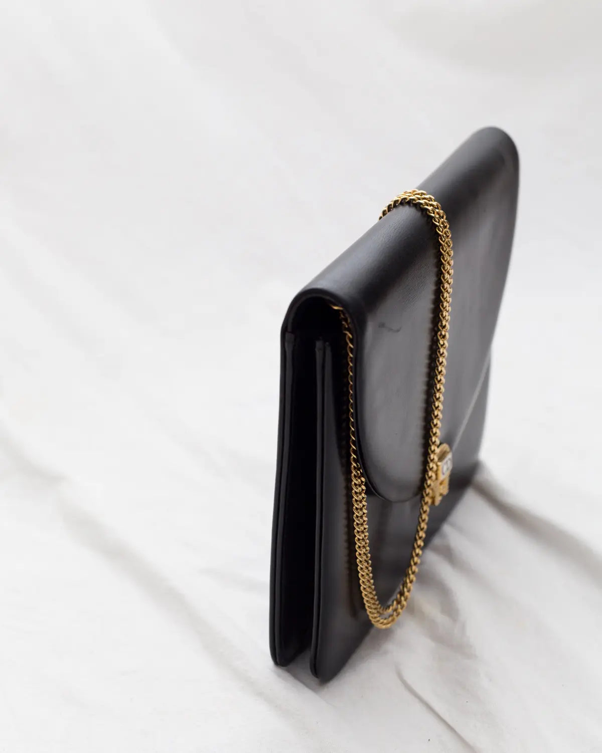 Christian dior vintage box calf handbag