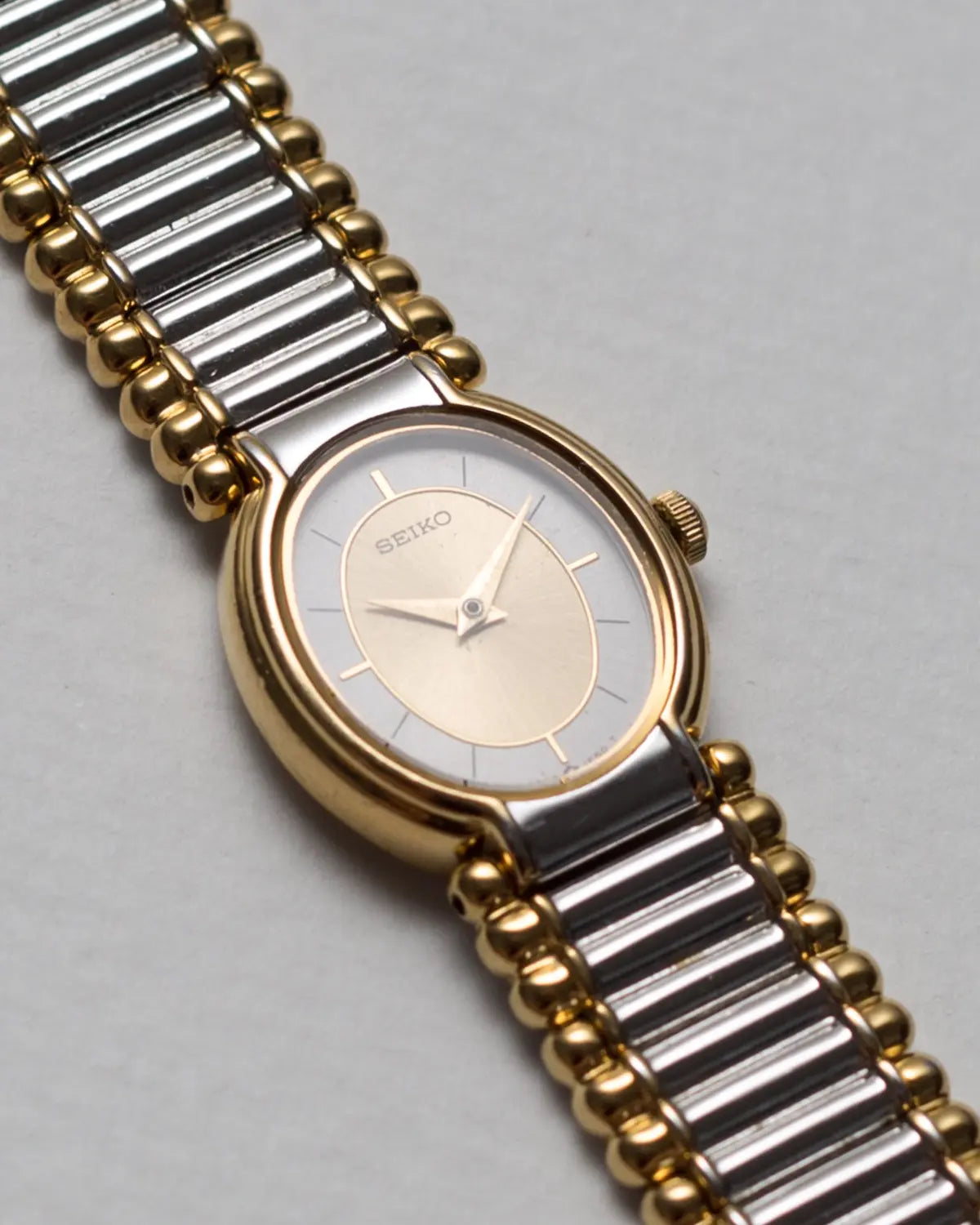 Seiko vintage dual toned