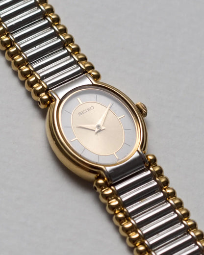 Seiko vintage dual toned