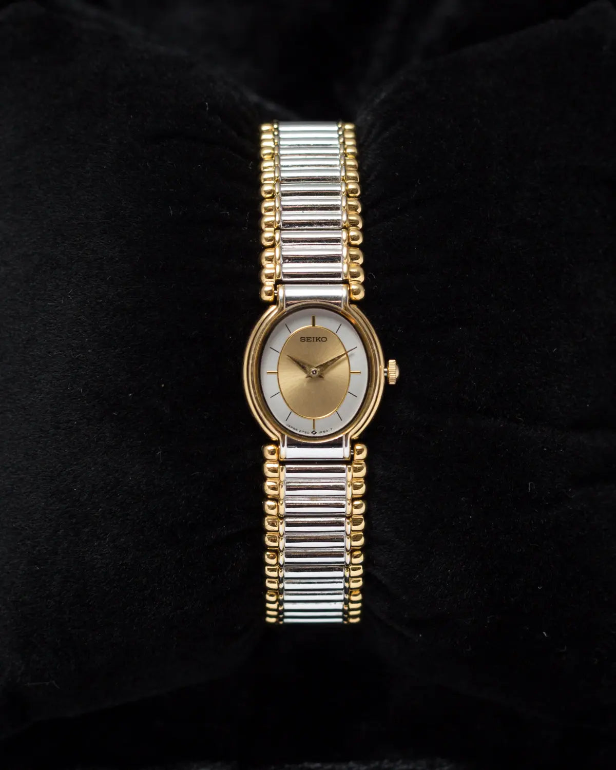 Seiko vintage dual toned
