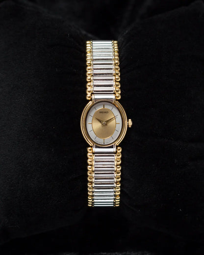 Seiko vintage dual toned