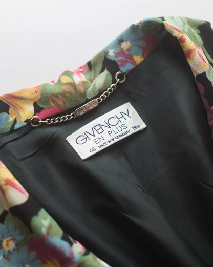 Givenchy vintage floral blazer
