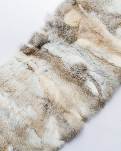 Fur Detailed Wrap Scarf