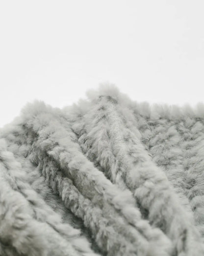 Fur Detailed Wrap Scarf