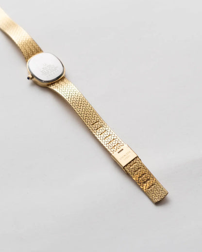 Quartz vintage gold bulova with wheat chain bracelet watch