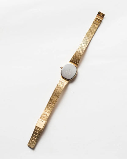 Quartz vintage gold bulova with wheat chain bracelet watch