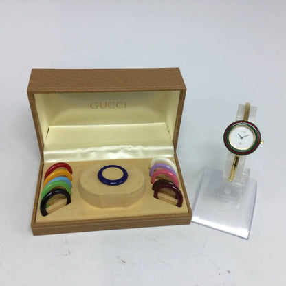 Gucci vintage bezel change watch