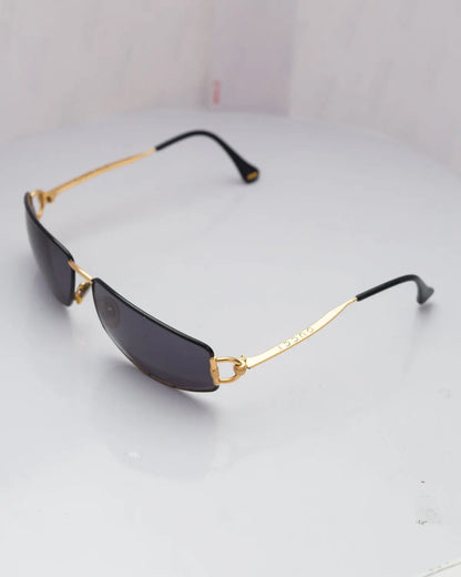 Gucci vintage horsebit detail sunglasses