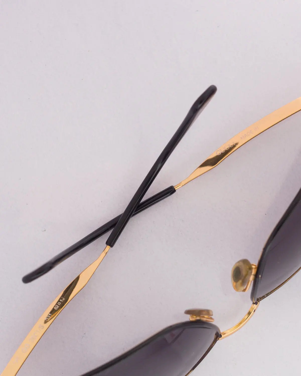Gucci vintage horsebit detail sunglasses