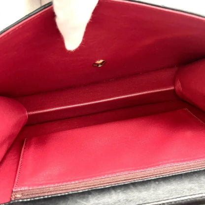 Vintage lambskin half flap