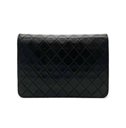 Vintage lambskin half flap