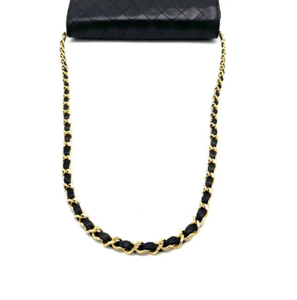 Vintage lambskin half flap
