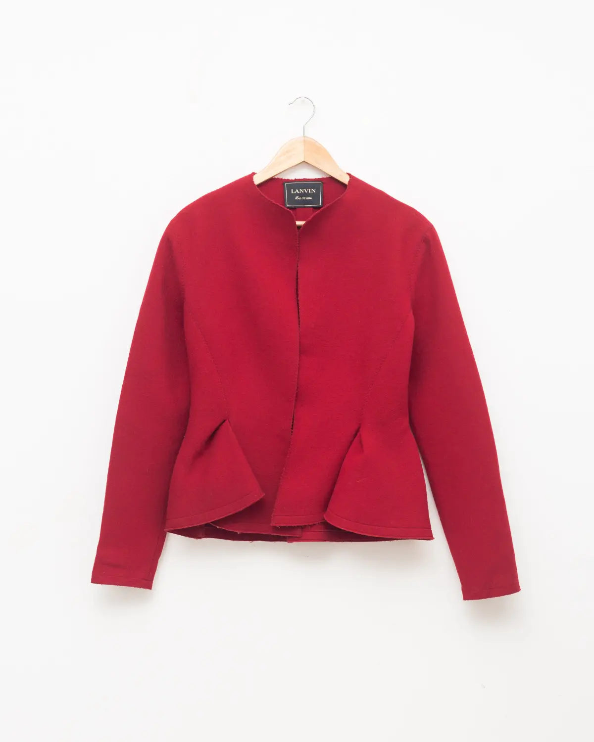 Lanvin vintage peplum wool jacket