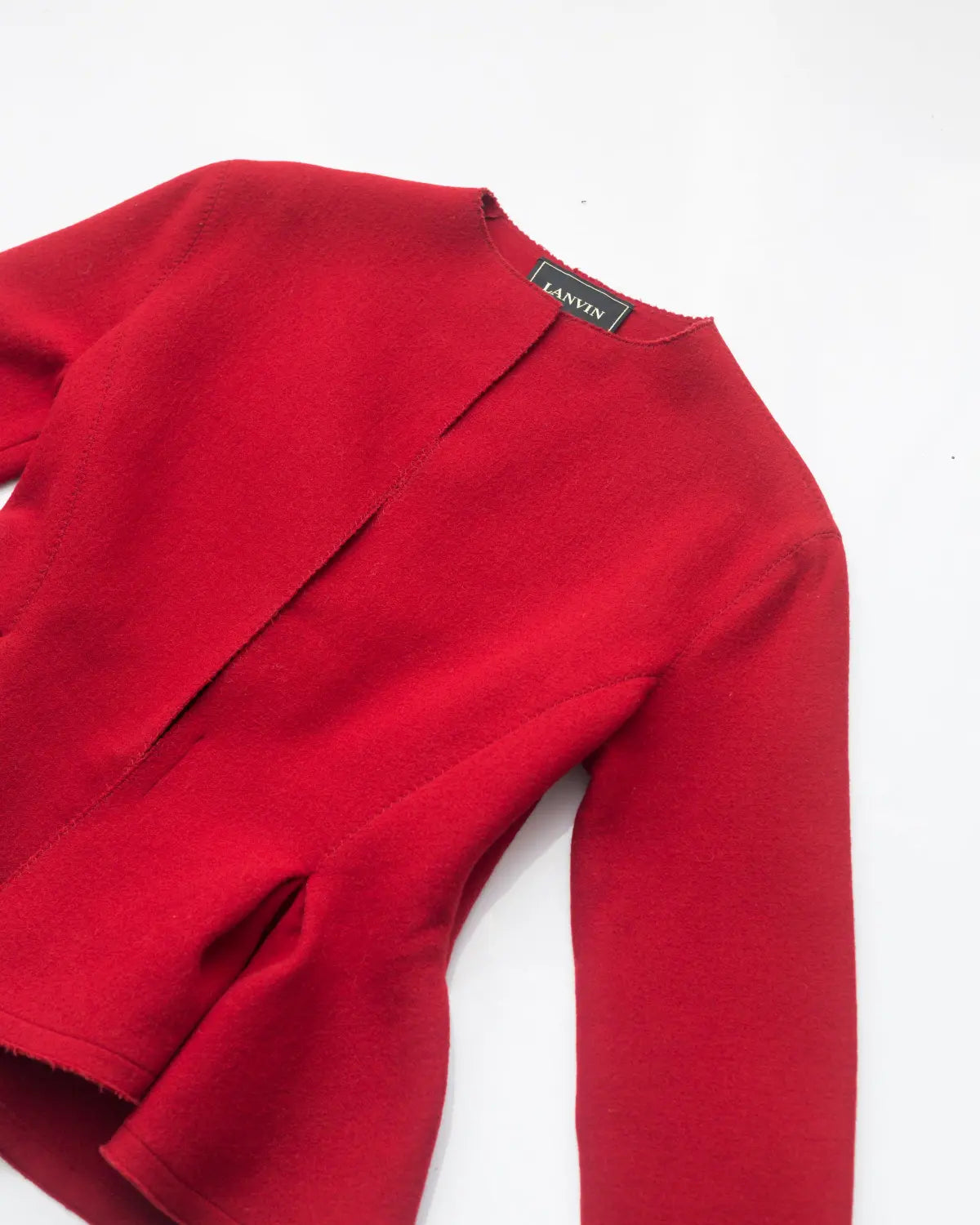 Lanvin vintage peplum wool jacket