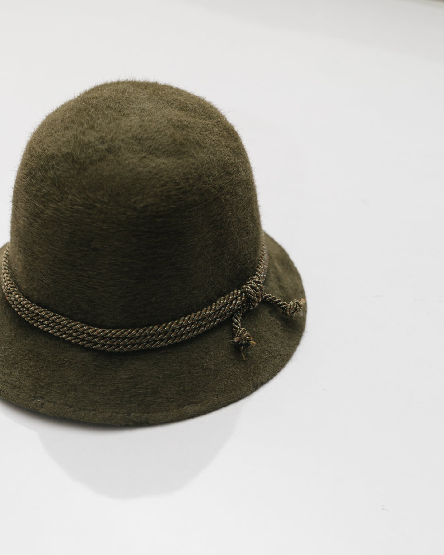 Vintage Leather Lined Fedora Hat