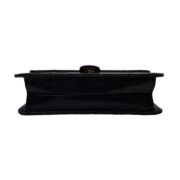 Half flap lambskin matelasse bag