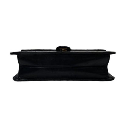 Half flap lambskin matelasse bag