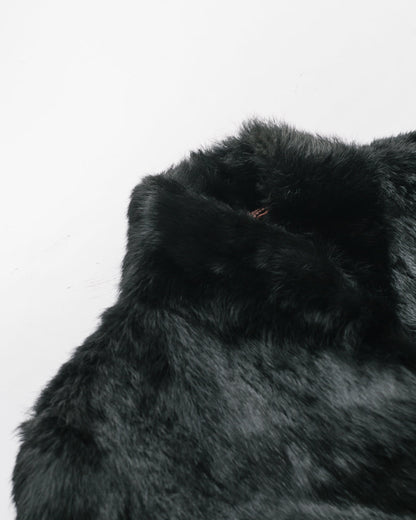 Vintage rabbit fur coat
