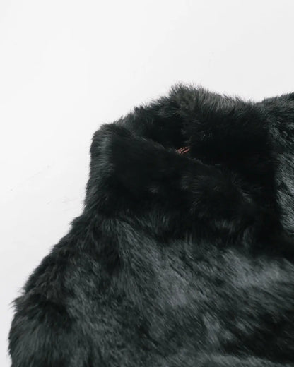 Vintage rabbit fur coat