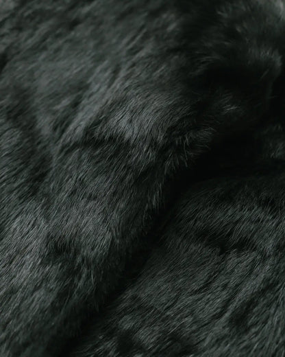 Vintage rabbit fur coat