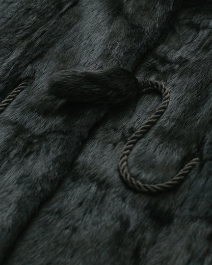 Vintage rabbit fur coat