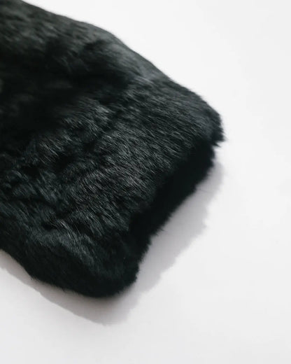 Vintage rabbit fur coat