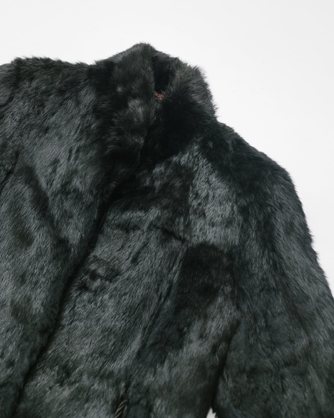 Vintage rabbit fur coat