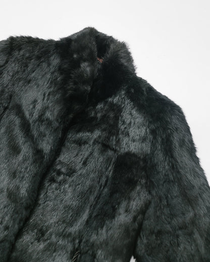 Vintage rabbit fur coat