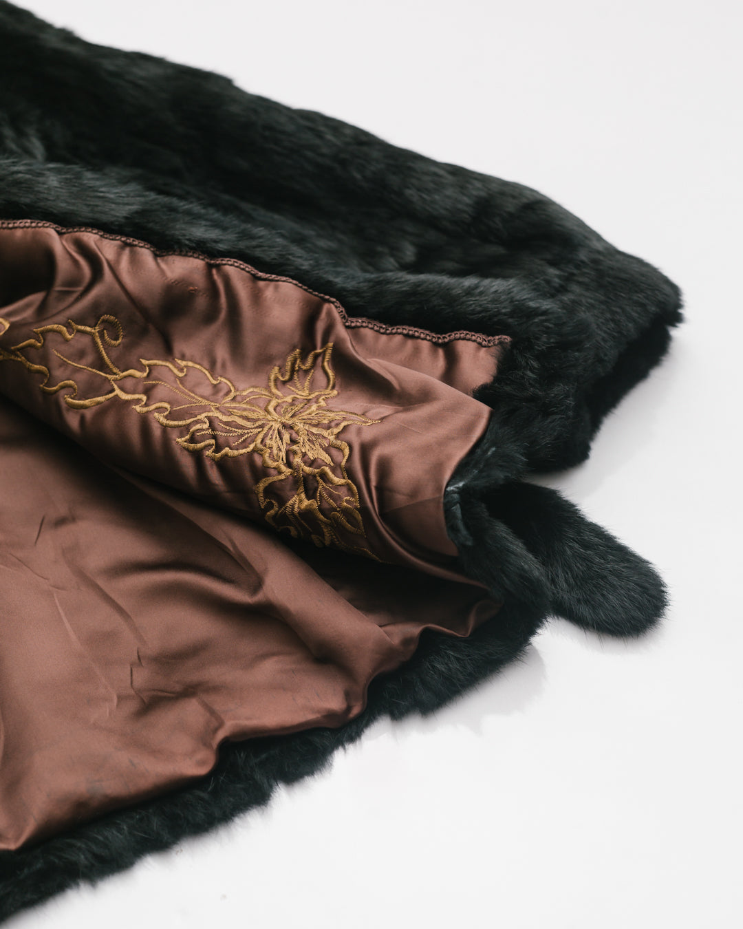 Vintage rabbit fur coat