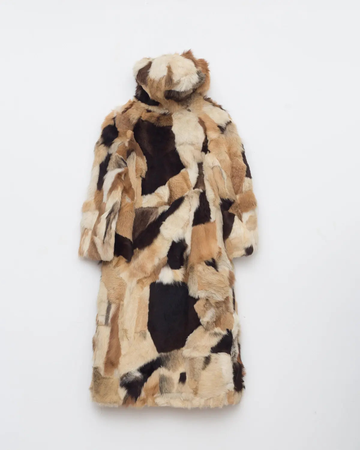 Handpicked by aimée vintage rabbit patchwork hooded coat