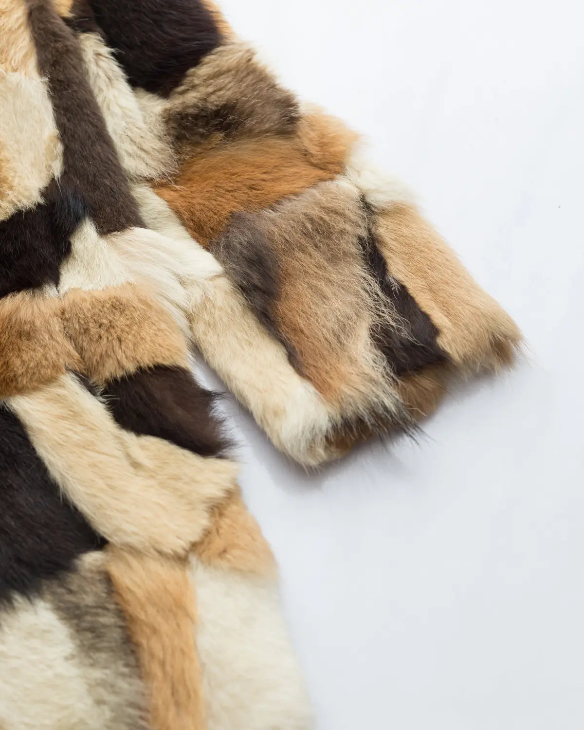 Handpicked by aimée vintage rabbit patchwork hooded coat