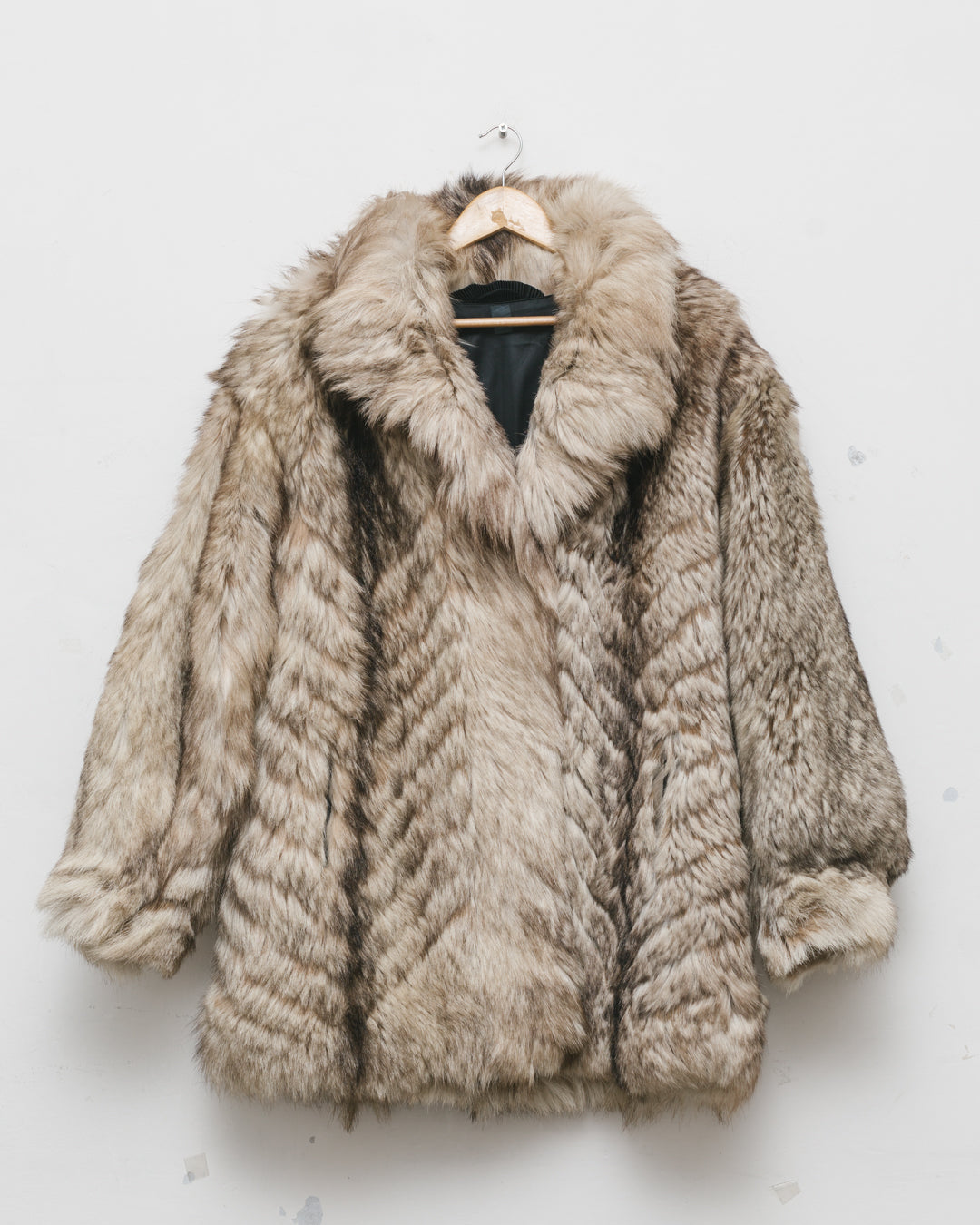 Vintage raccoon fur jacket