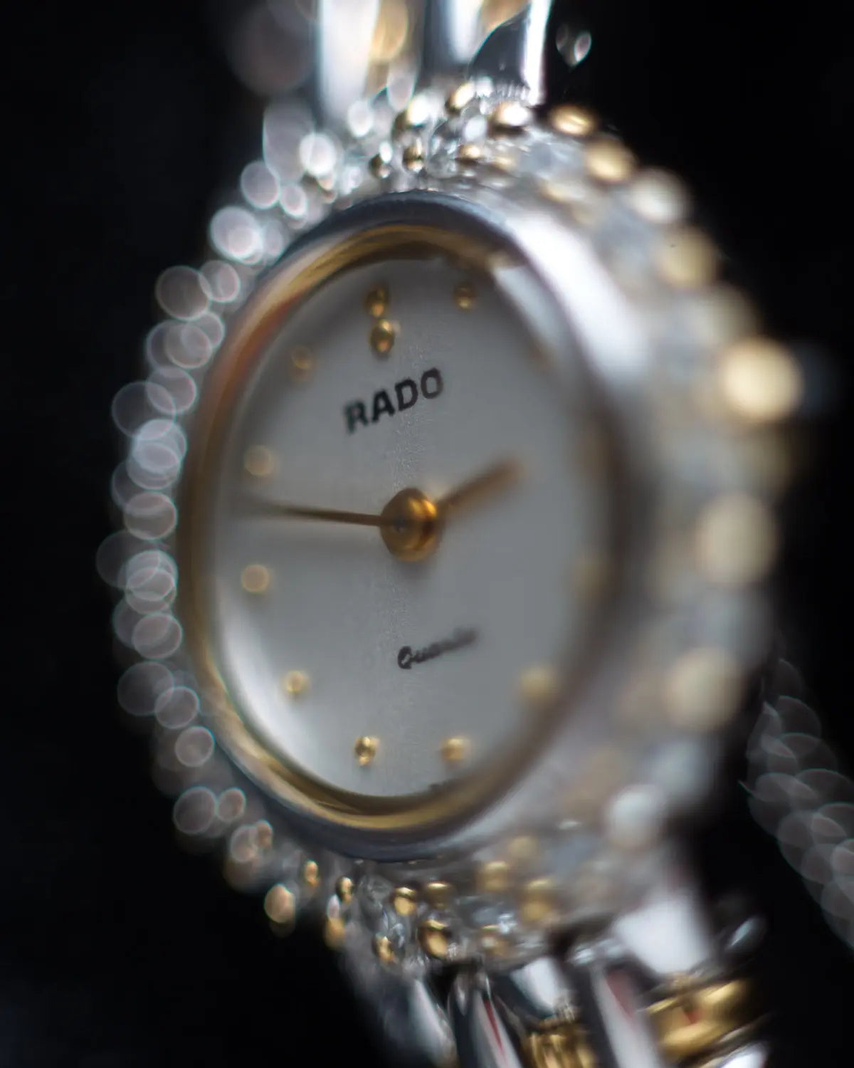 Rado vintage embellished bezel watch