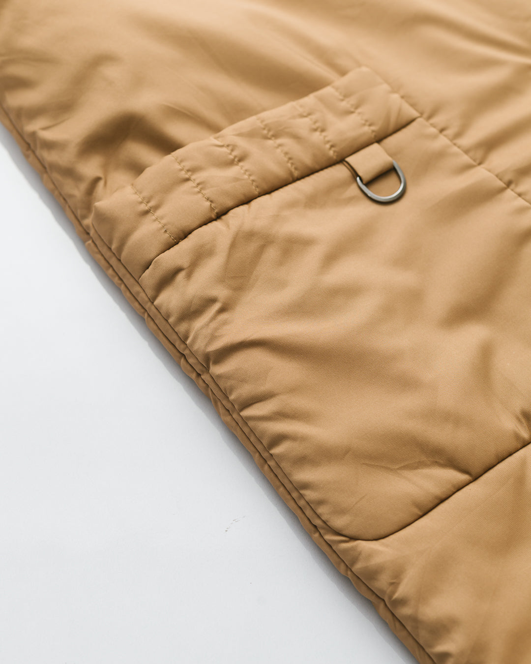 Salvatore Ferragamo Sand Quilted Puffer