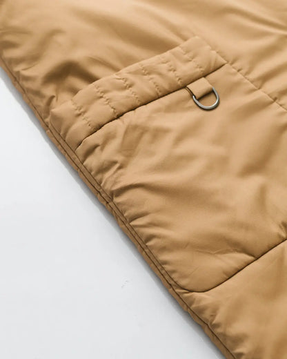 Salvatore Ferragamo Sand Quilted Puffer