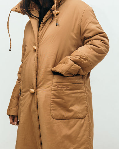Salvatore Ferragamo Sand Quilted Puffer