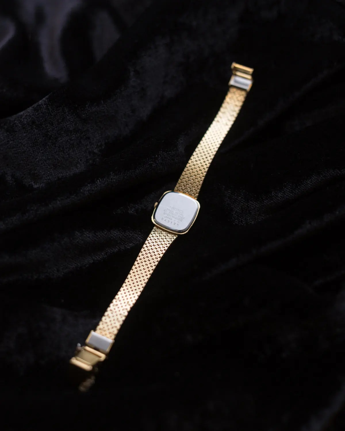 Seiko vintage gold bracelet watch
