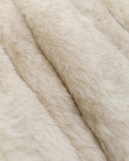 Vintage white fox fur jacket