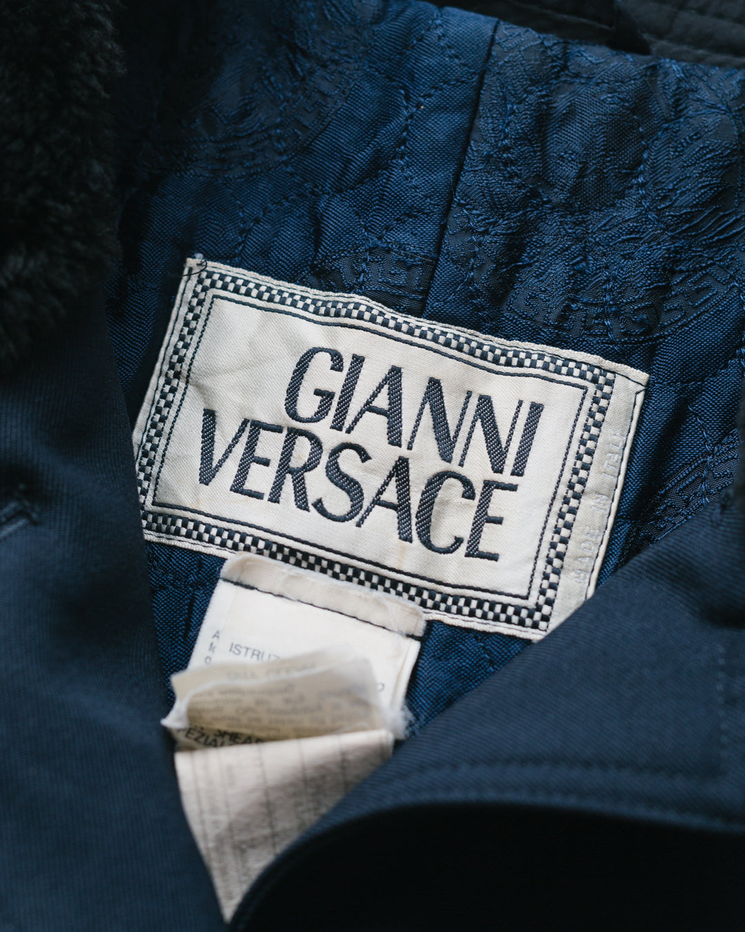 *Vintage Gianni Versace Wool Overcoat