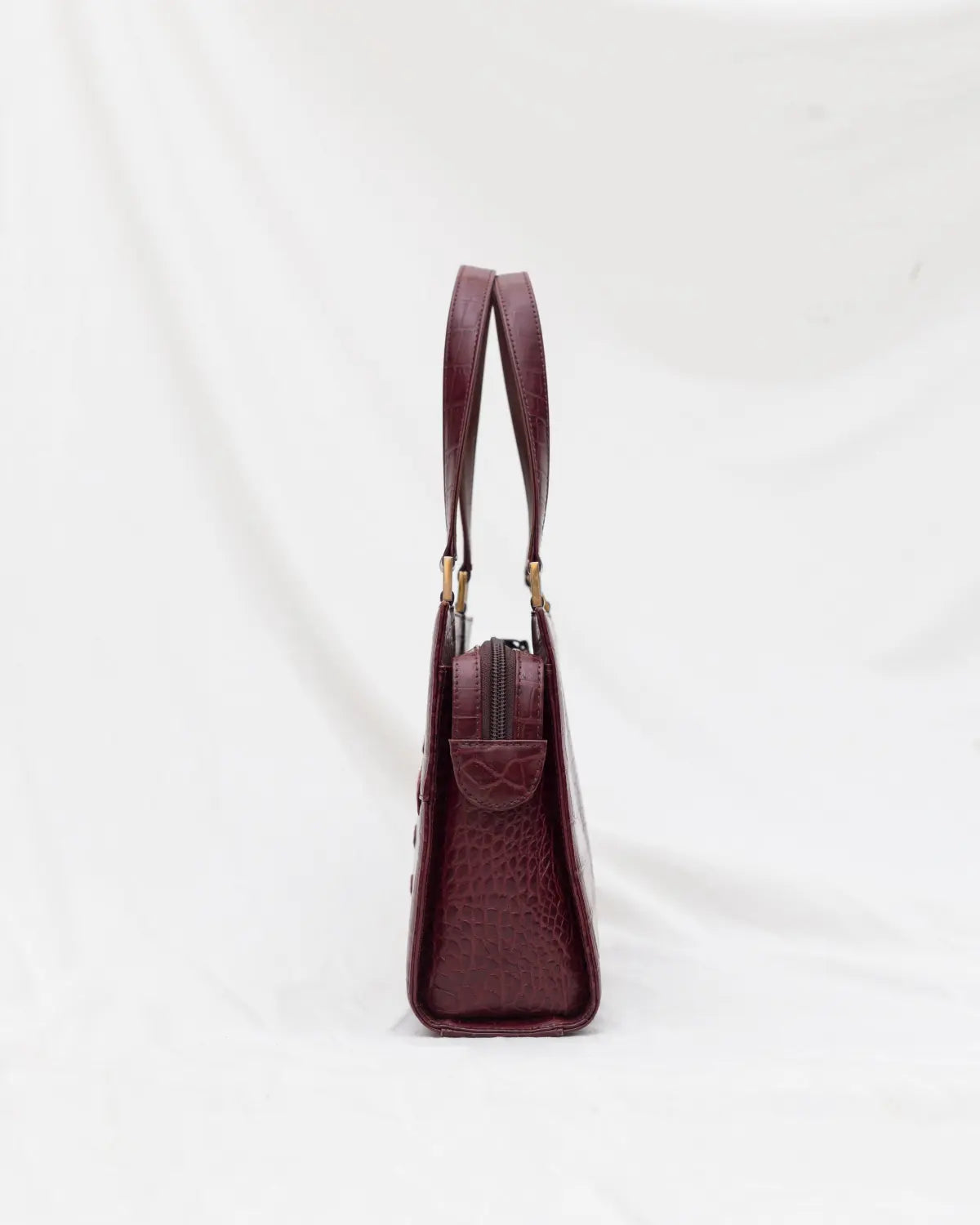 Yves saint laurent vintage ysl croc embossed handbag