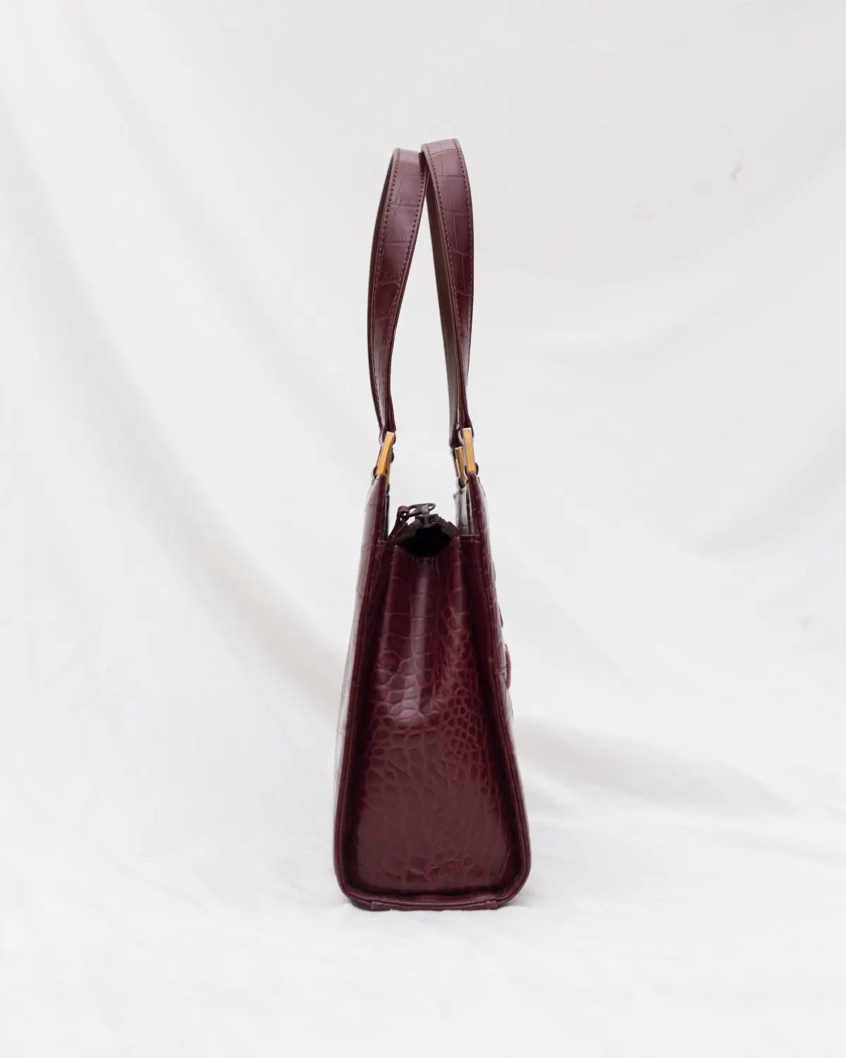 Yves saint laurent vintage ysl croc embossed handbag