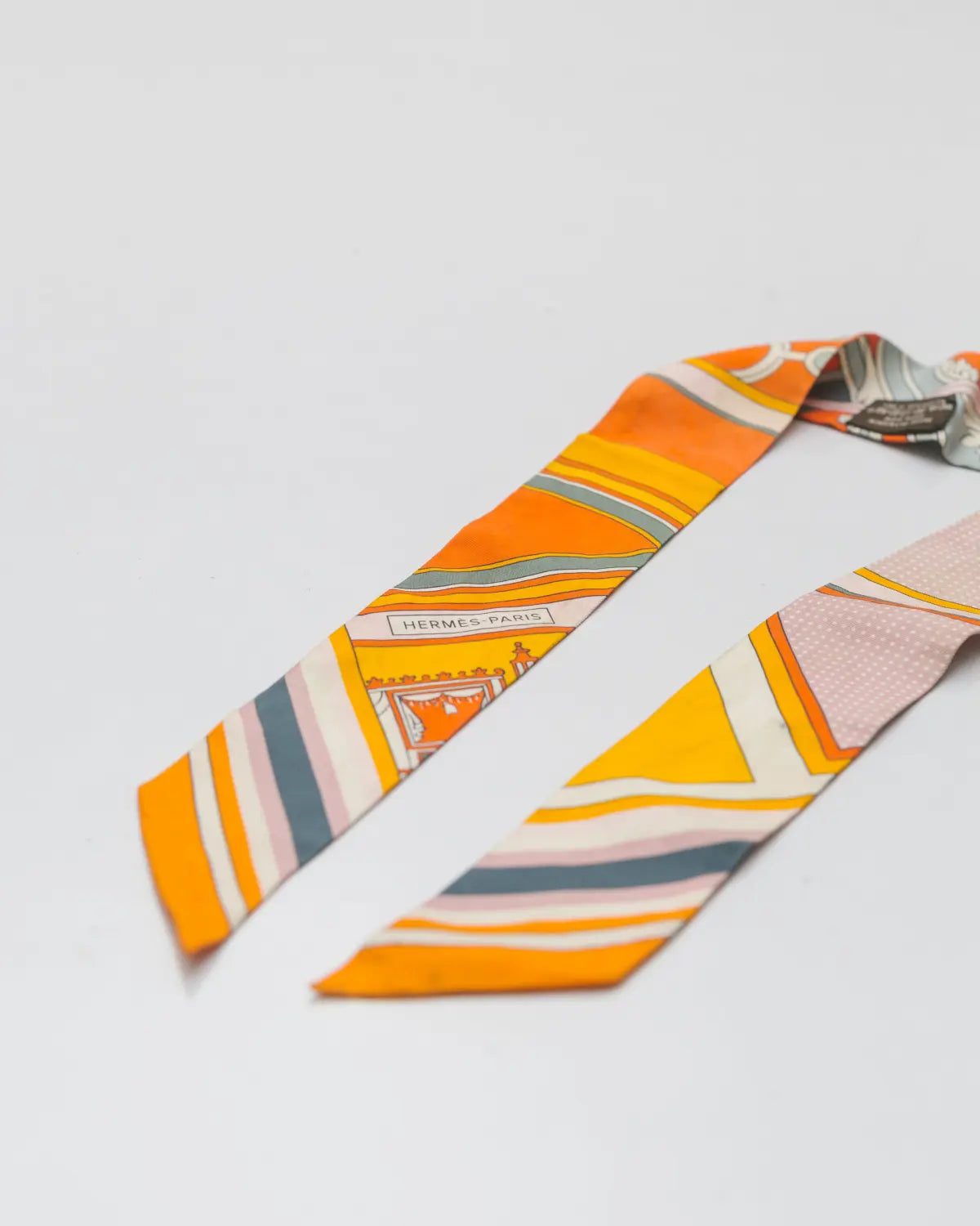Hermés washington’s carriage (détail) silk twilly