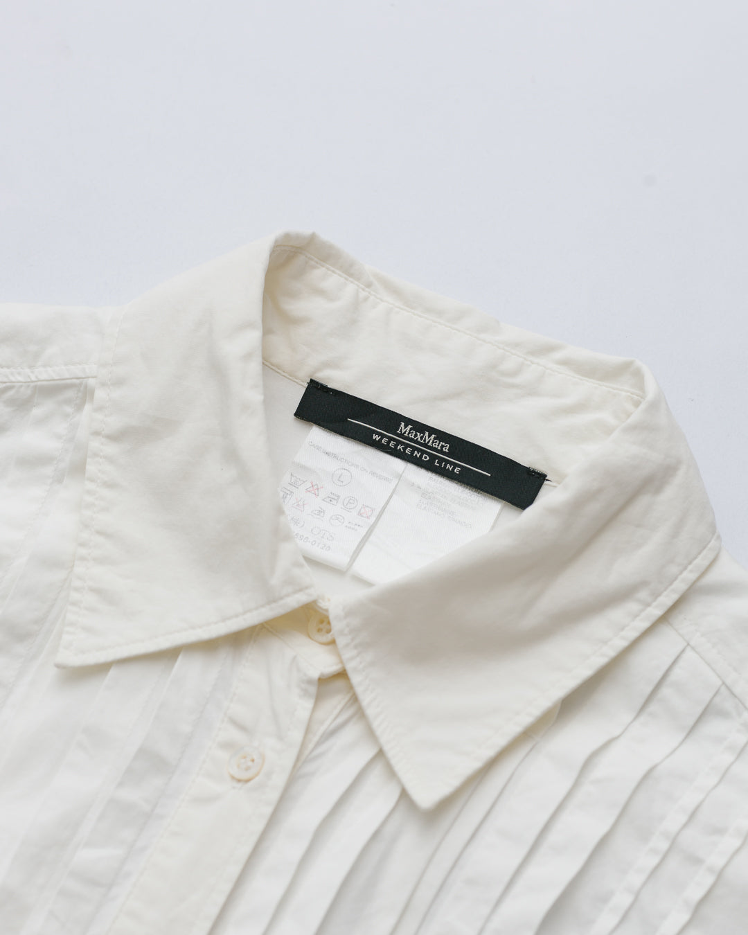 Weekend by MaxMara Pleated Front Button Down