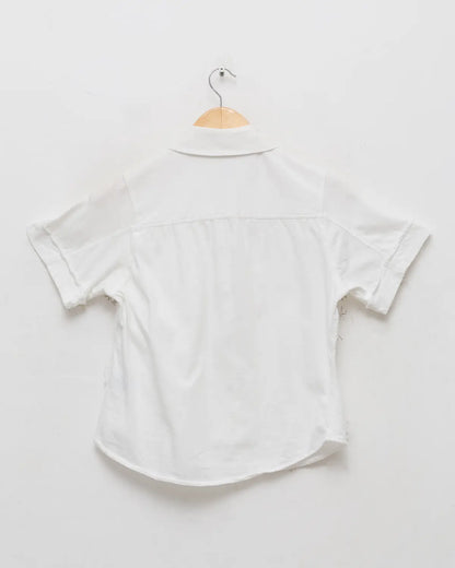 Jean paul gaultier white button down shirt