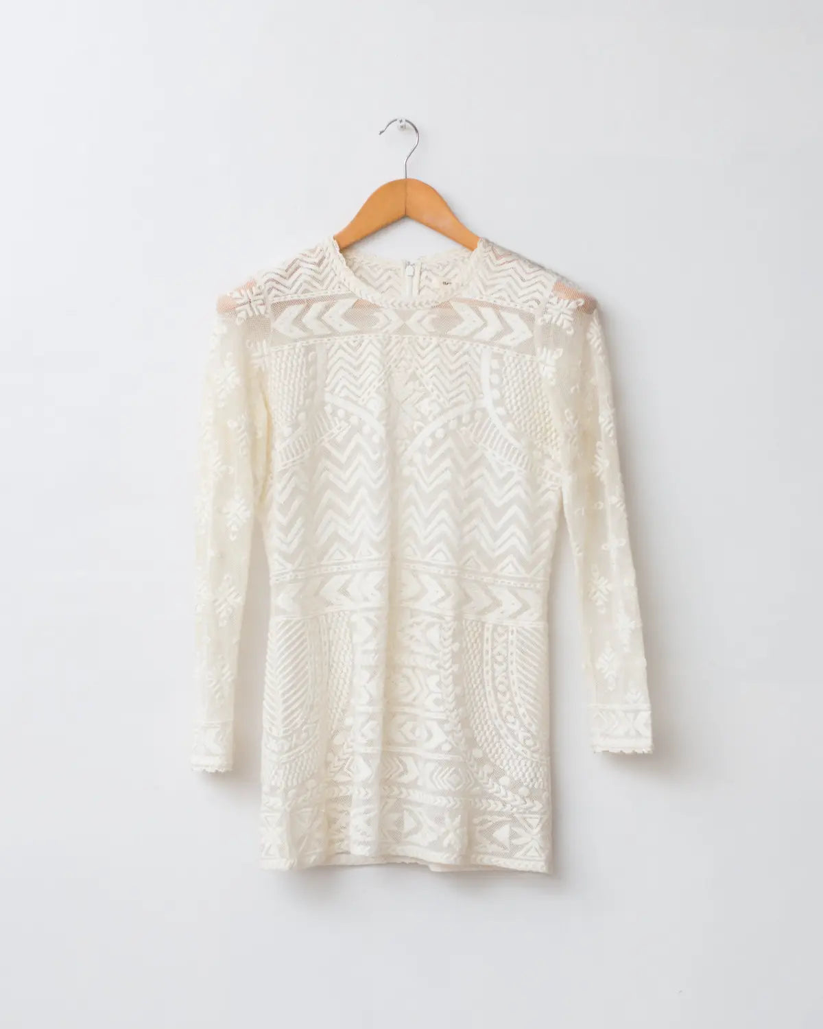 Isabel marant x h&m white lace embroidered top