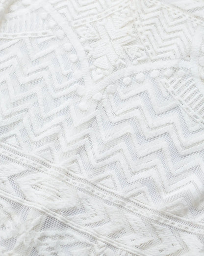 Isabel marant x h&m white lace embroidered top