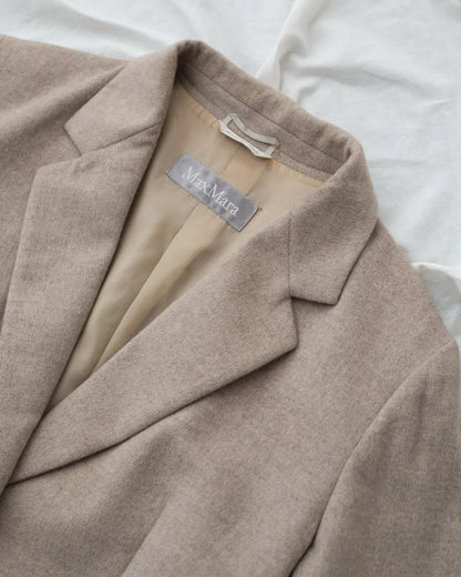 Maxmara wool & angora blazer