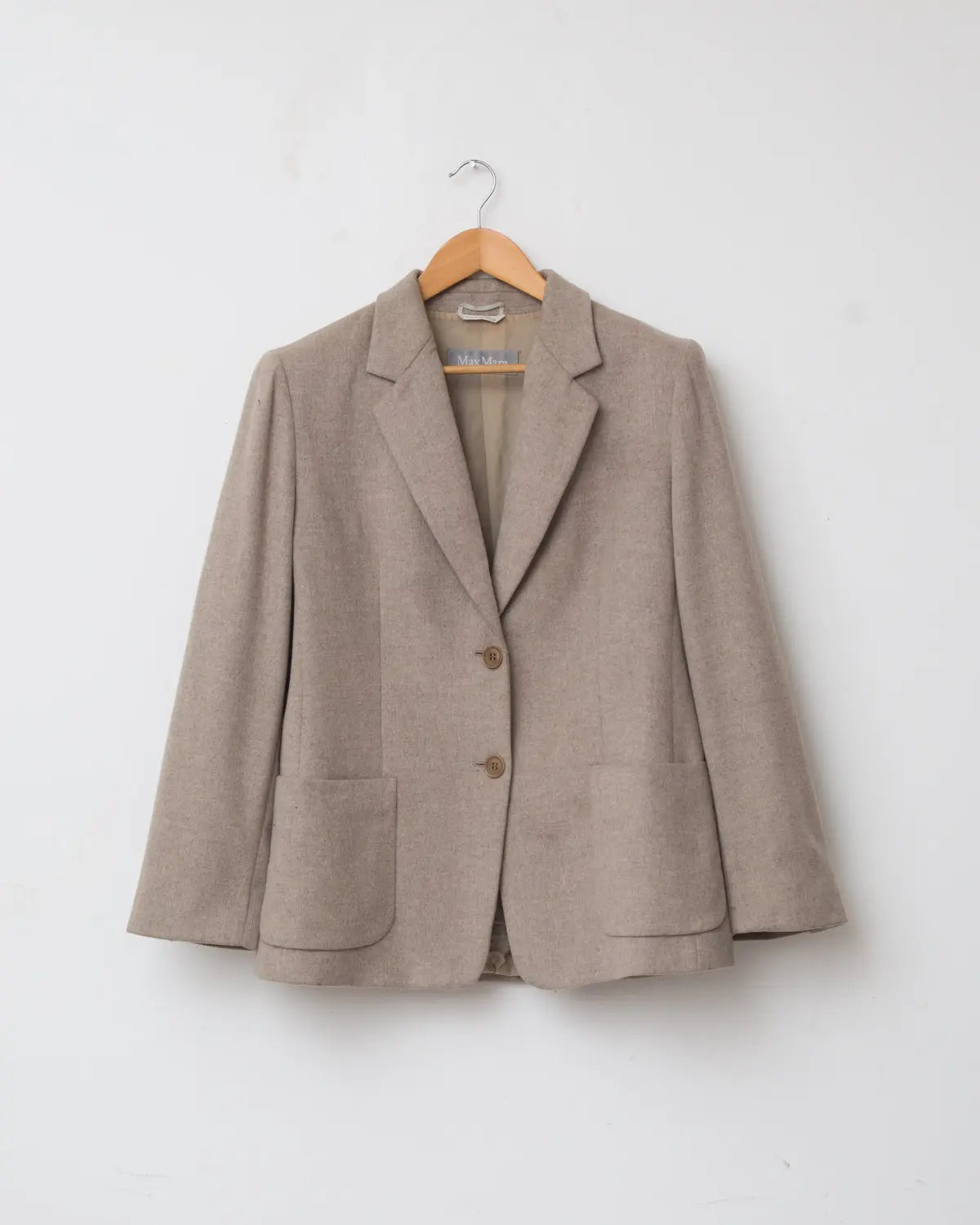 Maxmara wool & angora blazer